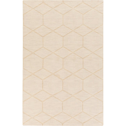 Mystique Rug - 14834 by Surya in ivory. Made from 100% wool in a unique style.