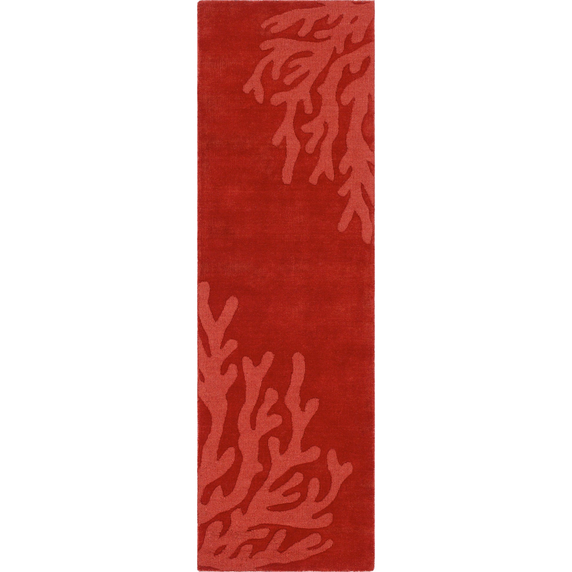Mystique Rug - 22148 by Surya in rust. Made from 100% wool in a unique style.