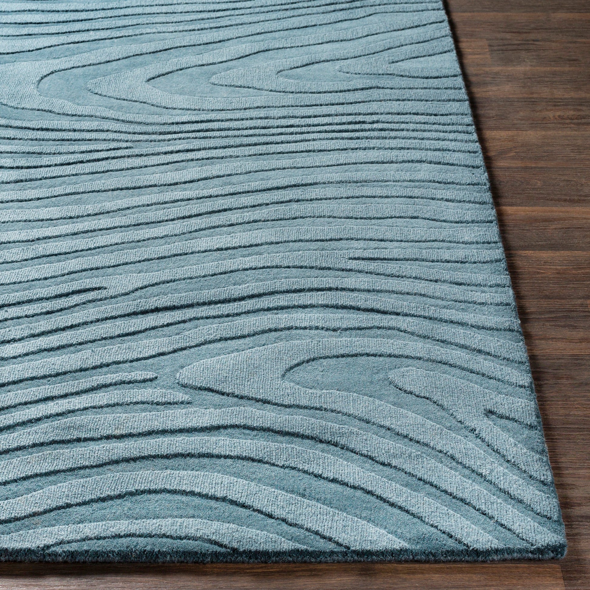 Mystique Rug - 22150 by Surya in ivory. Made from 100% wool in a unique style.