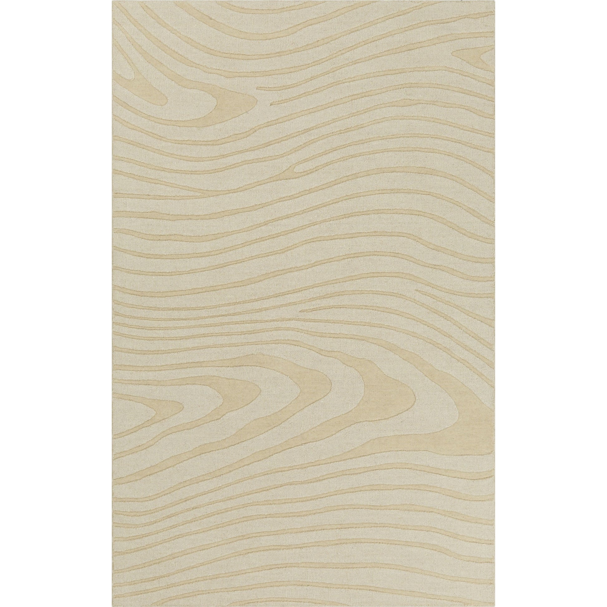 Mystique Rug - 22150 by Surya in ivory. Made from 100% wool in a unique style.