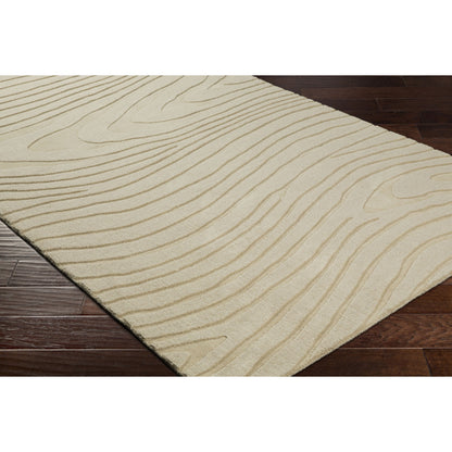 Mystique Rug - 22150 by Surya in ivory. Made from 100% wool in a unique style.