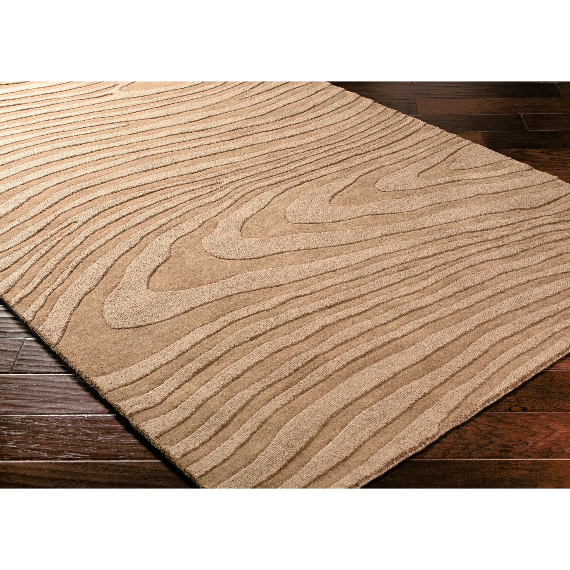 Mystique Rug - 22150 by Surya in ivory. Made from 100% wool in a unique style.