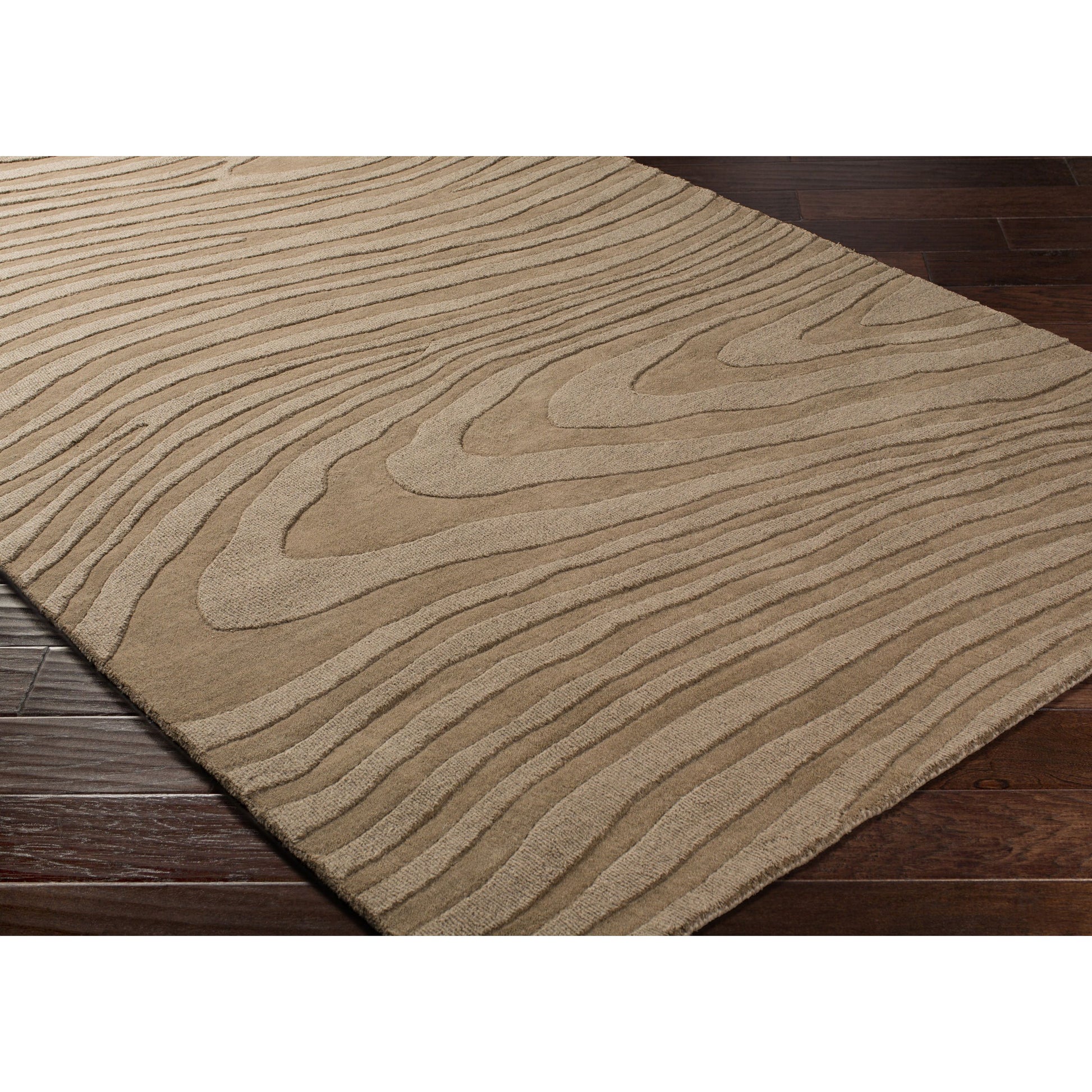 Mystique Rug - 22150 by Surya in ivory. Made from 100% wool in a unique style.