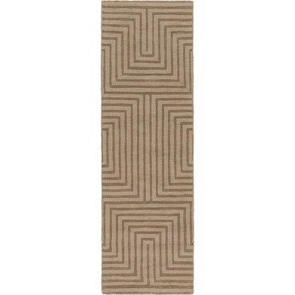 Mystique Rug - 22151 by Surya in dark blue. Made from 100% wool in a unique style.