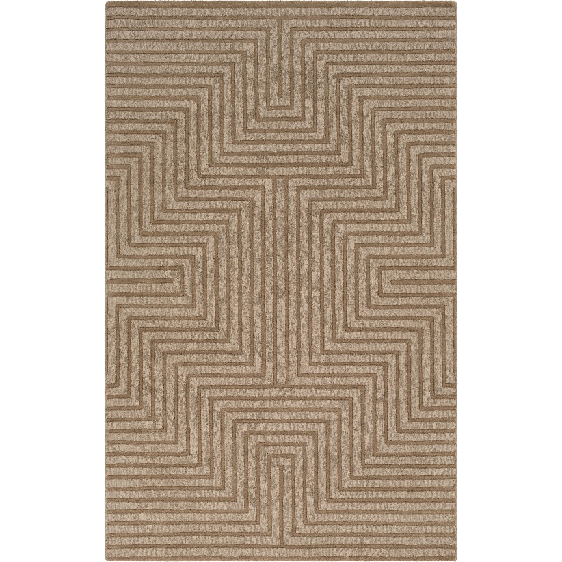 Mystique Rug - 22151 by Surya in dark blue. Made from 100% wool in a unique style.