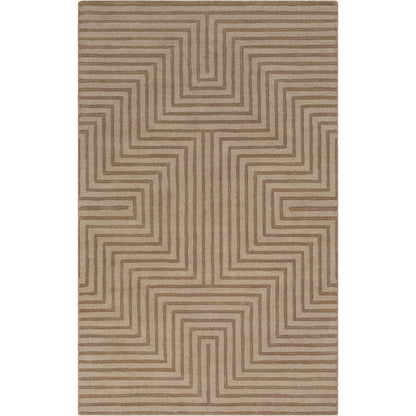 Mystique Rug - 22151 by Surya in dark blue. Made from 100% wool in a unique style.