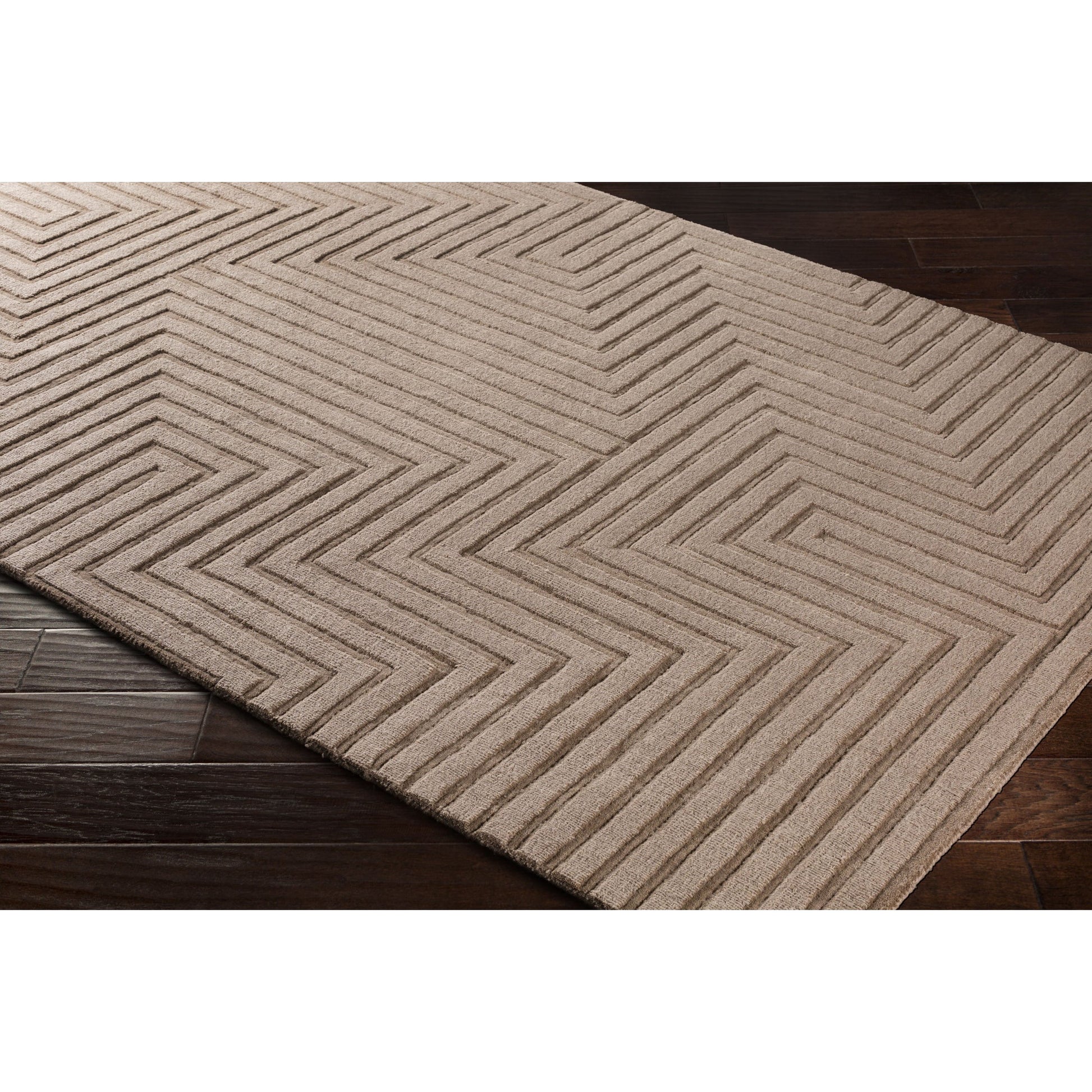 Mystique Rug - 22151 by Surya in dark blue. Made from 100% wool in a unique style.