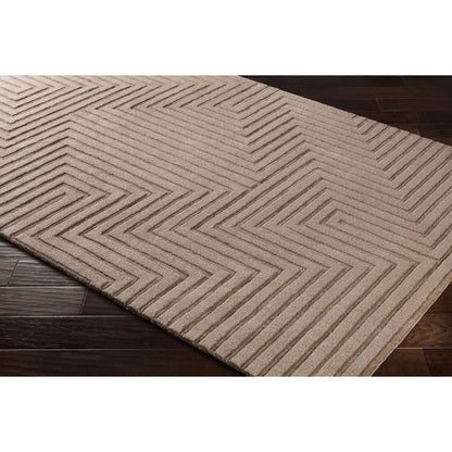 Mystique Rug - 22151 by Surya in dark blue. Made from 100% wool in a unique style.