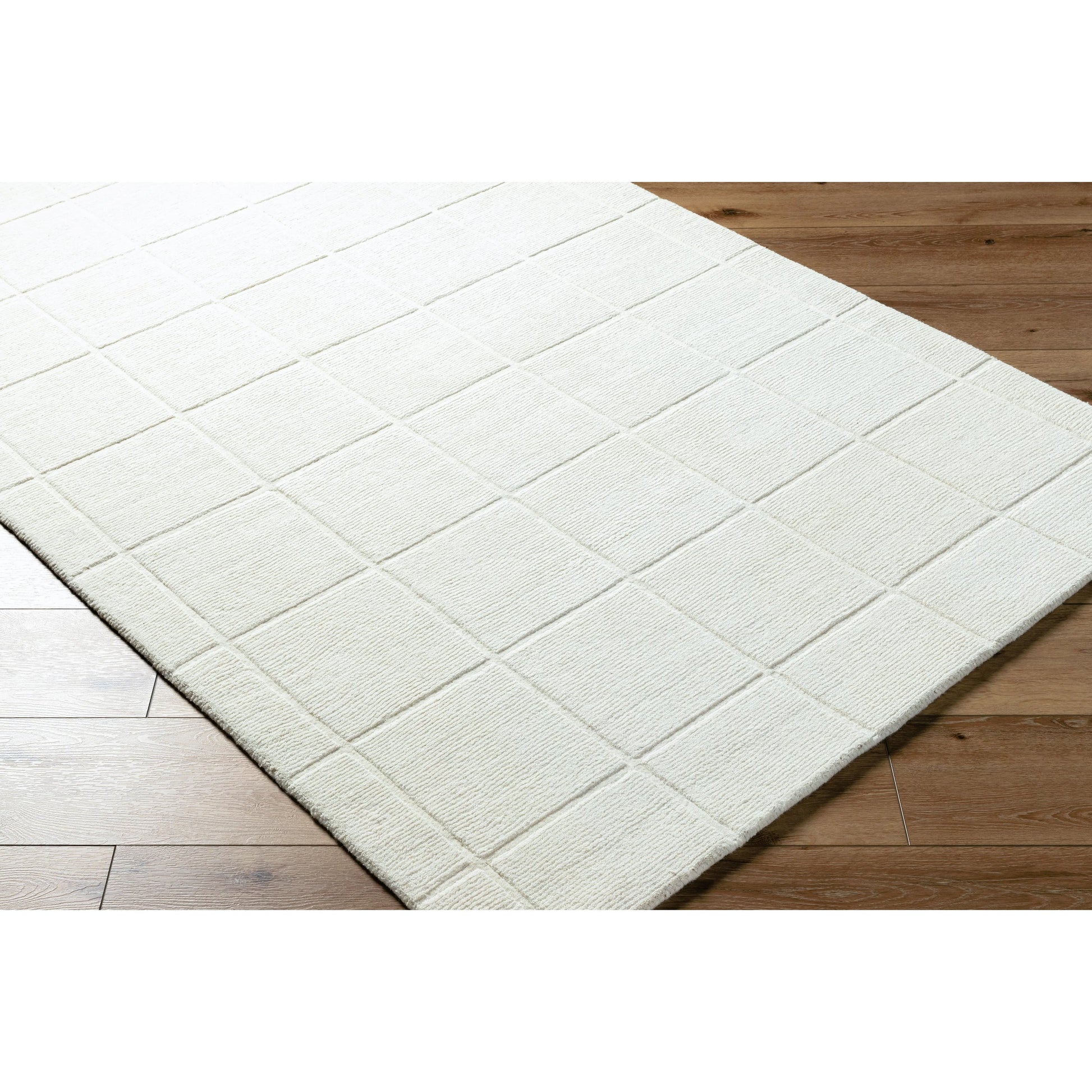 Mystique Rug - 484854 by Livabliss in ivory, pearl, soft beige. Made from face: 100% wool, warp: 100% cotton in a unique style.