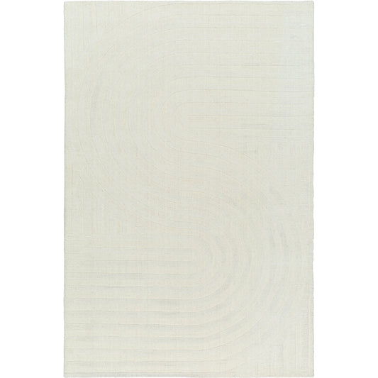 Mystique Rug - 484863 by Livabliss in light silver. Made from face: 100% wool, warp: 100% cotton in a unique style.