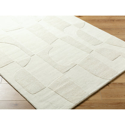 Mystique Rug - 484881 by Livabliss in ivory, cream, beige. Made from face: 100% wool, warp: 100% cotton in a unique style.