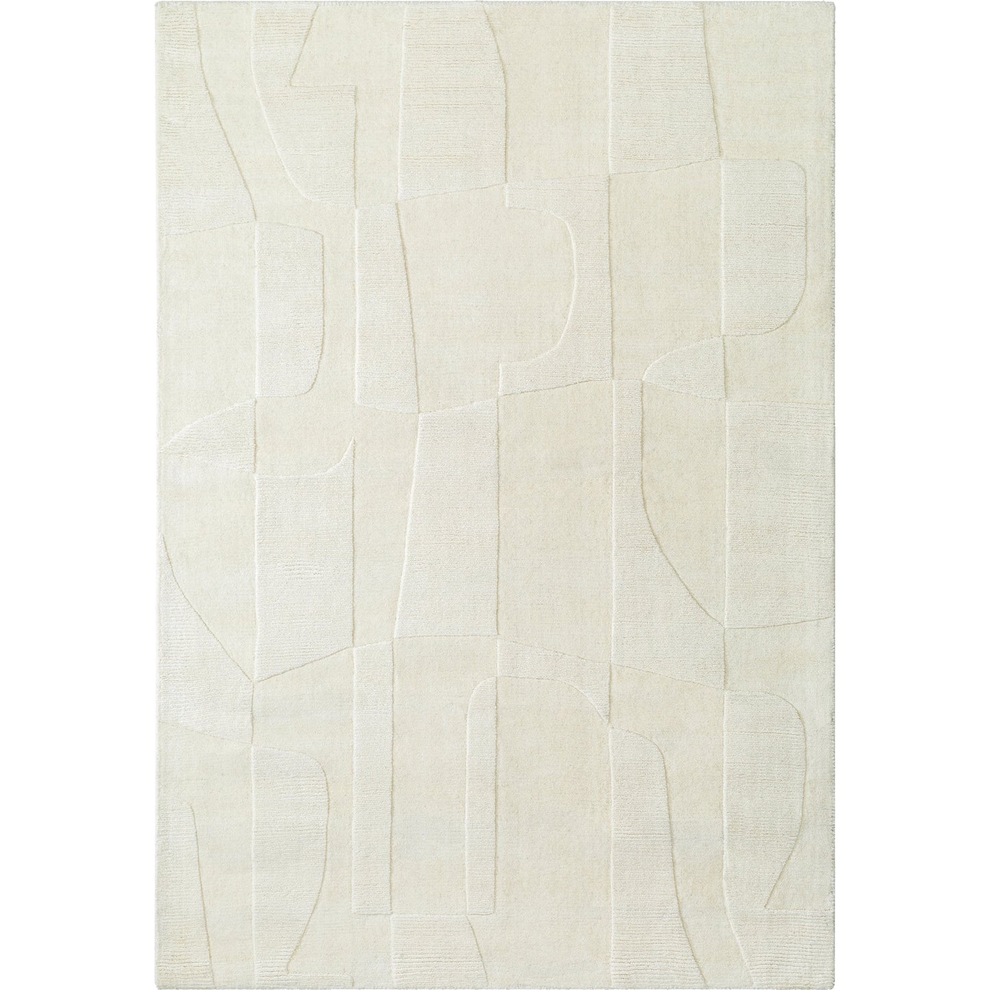 001 SI-2131591,SI-2131592,SI-2131593,SI-2131594 | Primary Silo | Mystique Rug - 484881 by Livabliss in ivory, cream, beige. Made from face: 100% wool, warp: 100% cotton in a unique style.