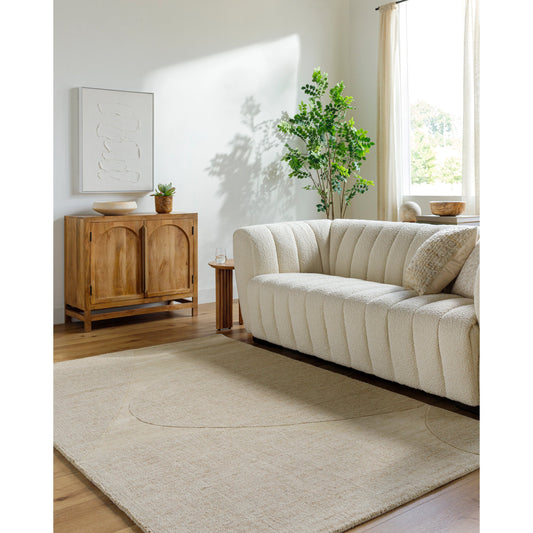 Mystique Rug - 484890 by Livabliss in ash, khaki. Made from face: 100% wool, warp: 100% cotton in a unique style.