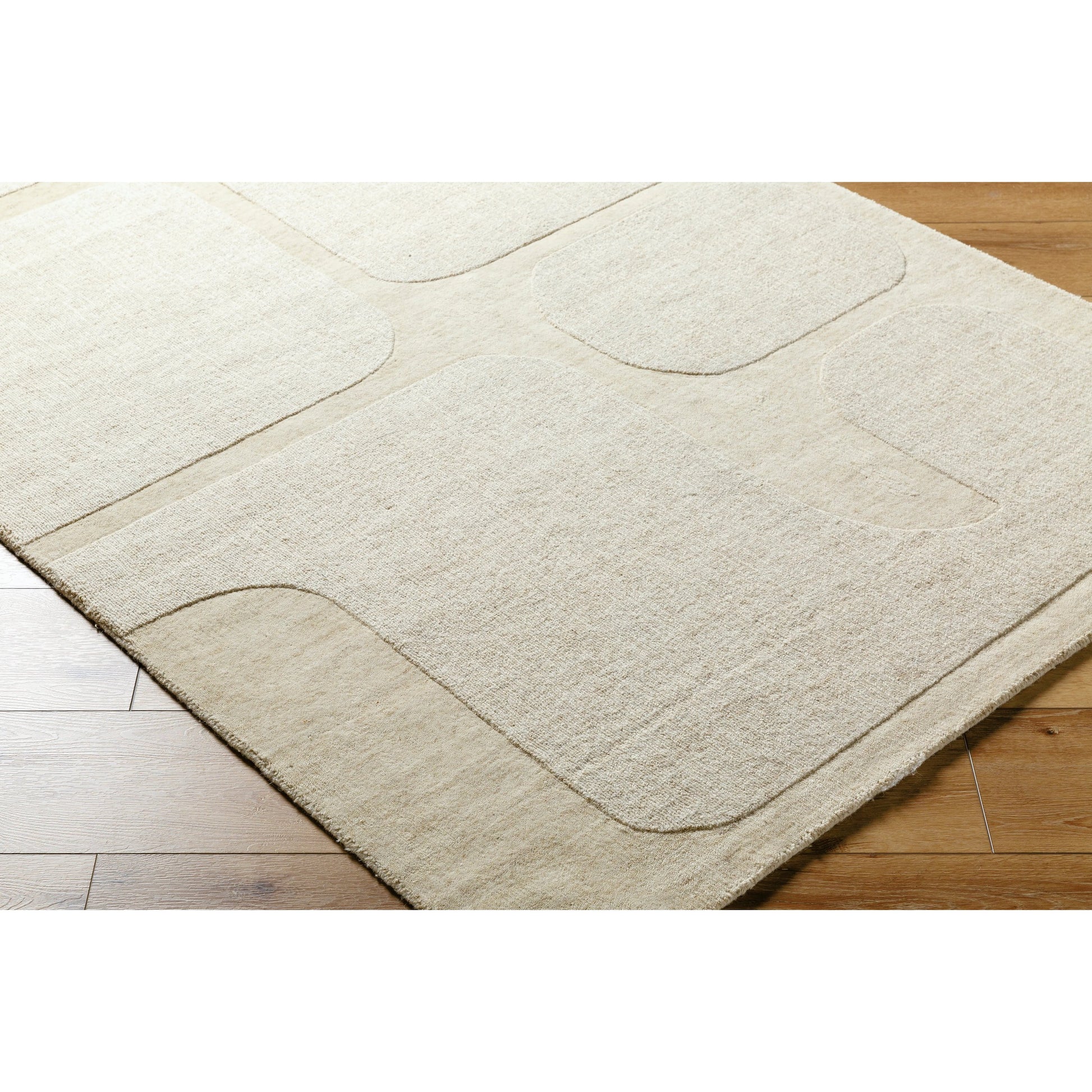 Mystique Rug - 484899 by Livabliss in beige, sand, taupe. Made from face: 100% wool, warp: 100% cotton in a unique style.