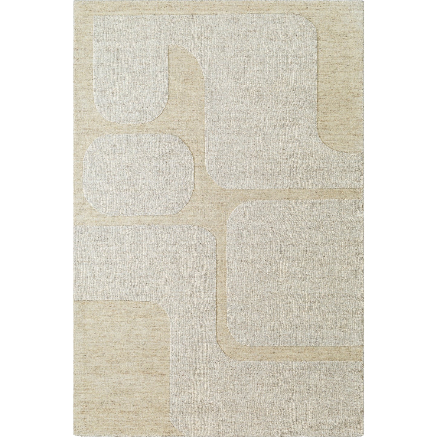 001 SI-2131599,SI-2131600,SI-2131601,SI-2131602 | Primary Silo | Mystique Rug - 484899 by Livabliss in beige, sand, taupe. Made from face: 100% wool, warp: 100% cotton in a unique style.