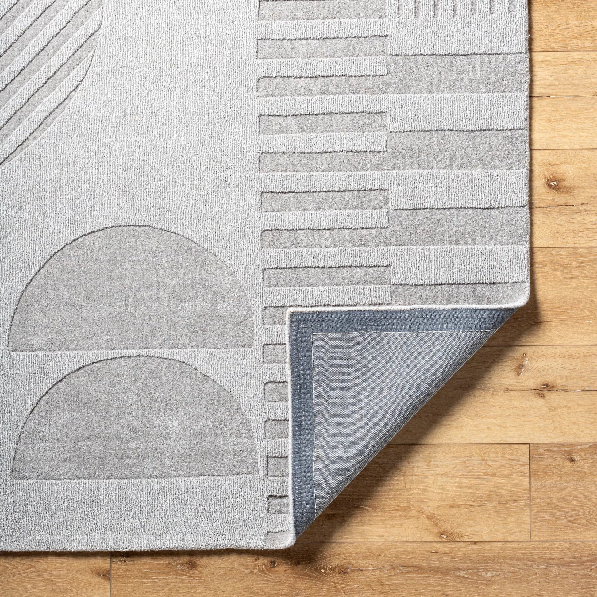 Mystique Rug - 484935 by Livabliss in taupe, stone grey, charcoal. Made from face: 100% wool, warp: 100% cotton in a unique style.