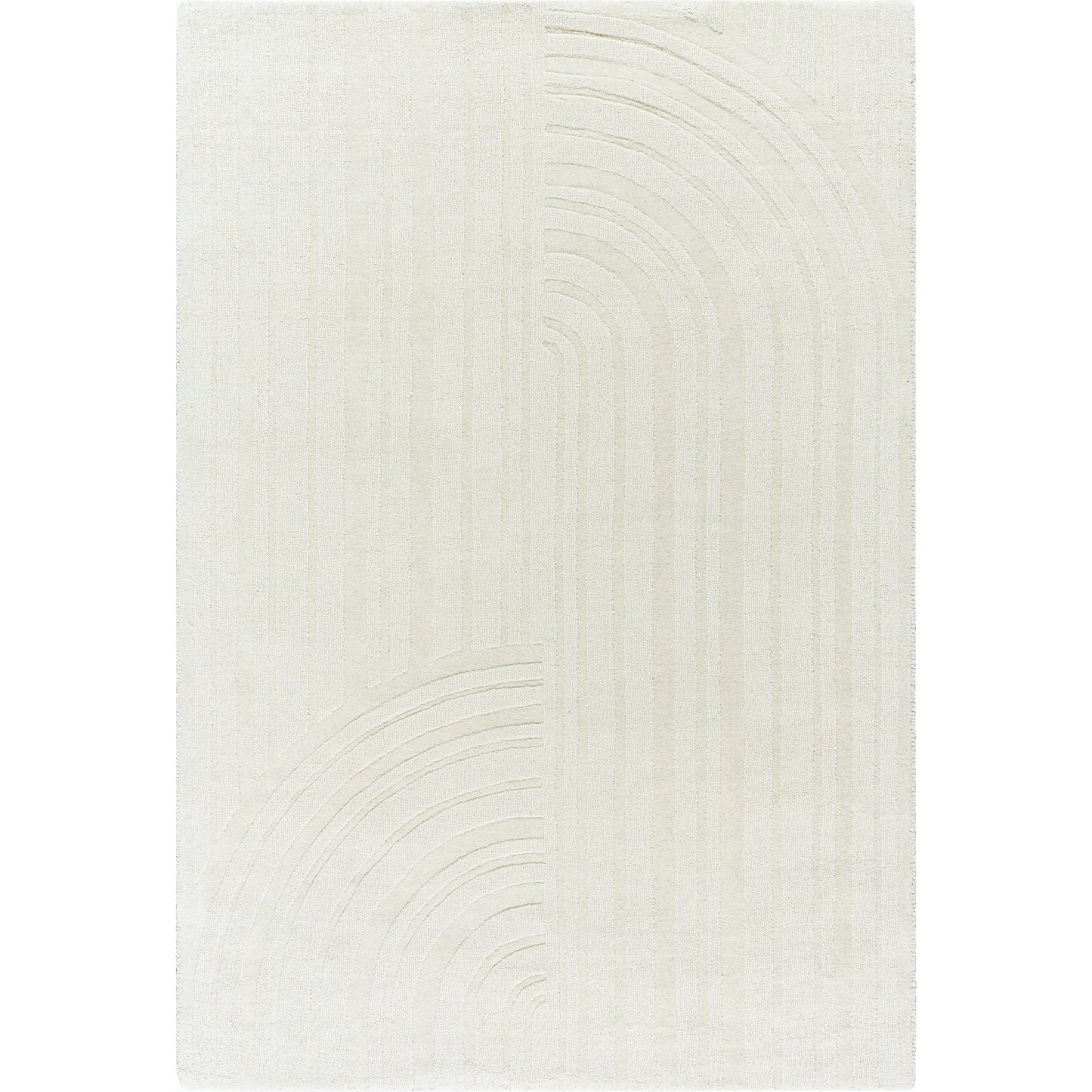 001 SI-2167666,SI-2167667,SI-2167668,SI-2167669 | Primary Silo | Mystique Rug - 489175 by Livabliss in ivory, cream, sandstone. Made from wool in a unique style.