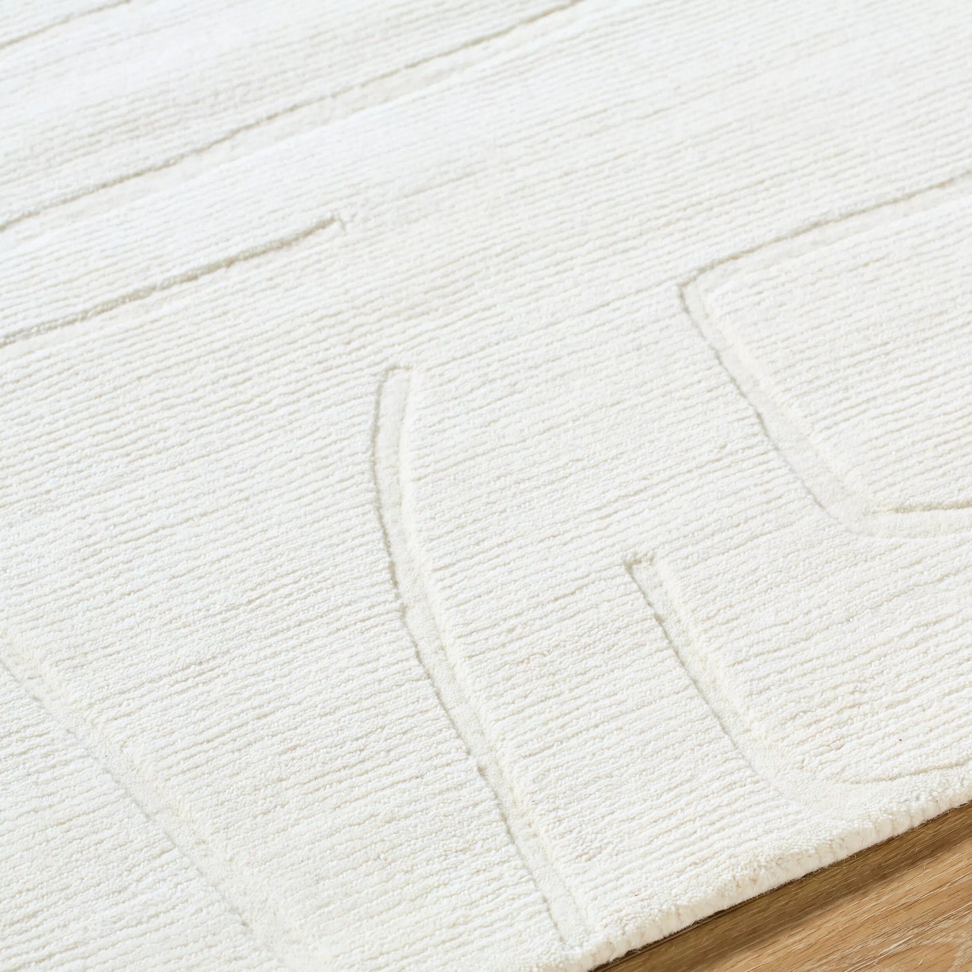 Mystique Rug - 489202 by Livabliss in ivory, cream, beige. Made from wool in a unique style.