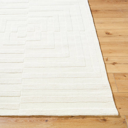 Mystique Rug - 489220 by Livabliss in ivory, cream, beige. Made from wool in a unique style.