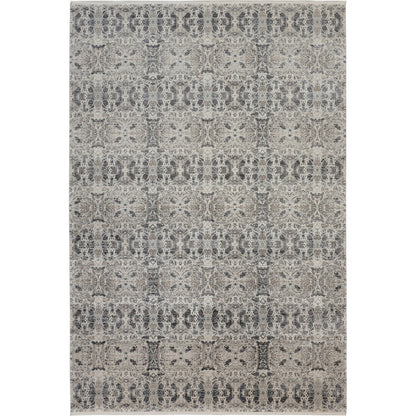 Cadiz Oriental Rug - 3990F by Feizy in gray, taupe, ivory. Made from viscose, acrylic in a unique style.