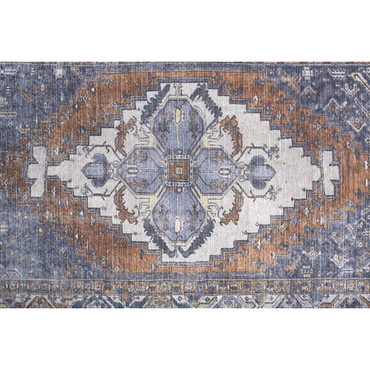 Percy Transitional Rug - 39AIF by Feizy in blue, ivory, brown. Made from polyester in a unique style.