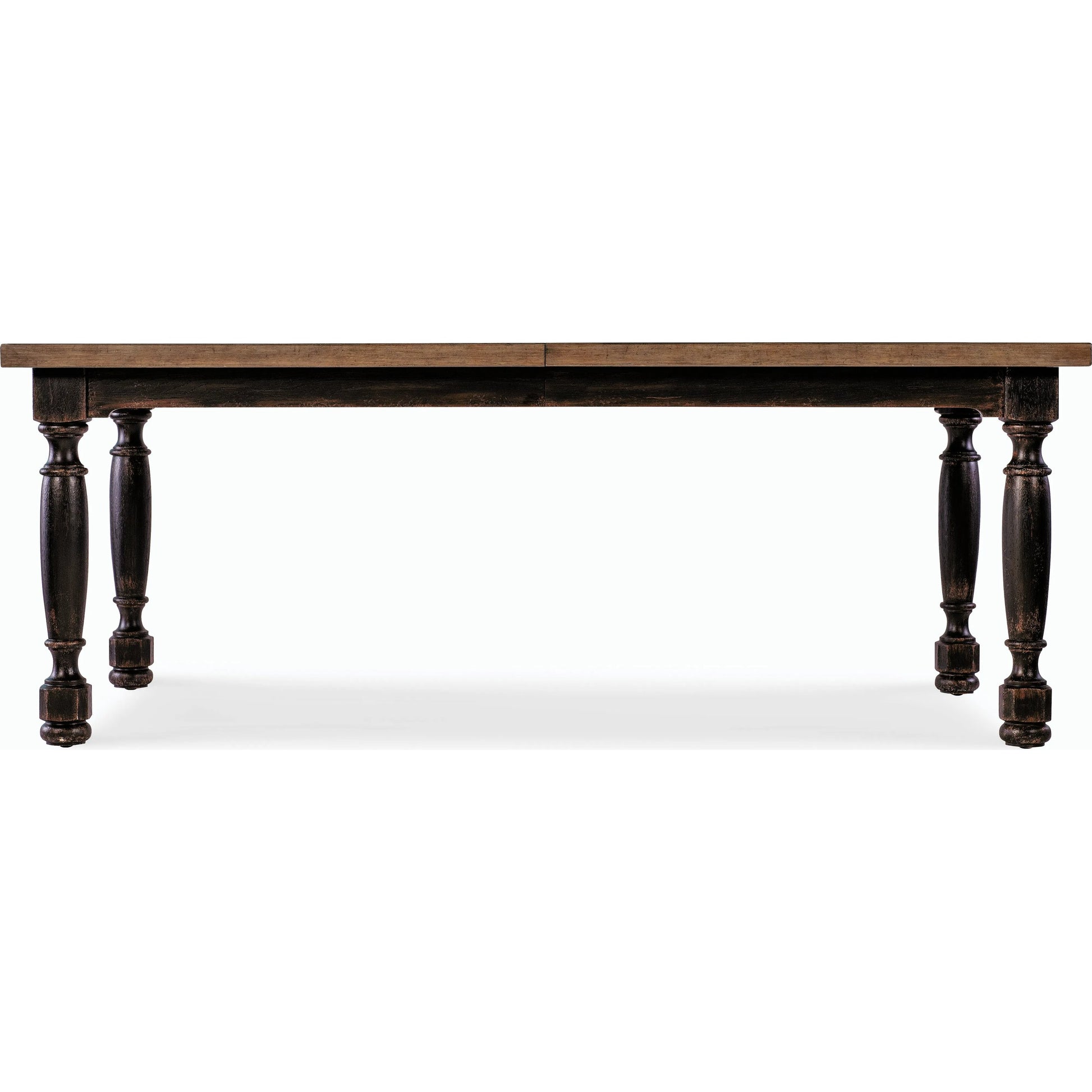Americana Leg Dining Table by Hooker Furniture. Made from oak veneers with solid-wood edge top in a modern style.