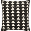 Black, Cream / Down Feather / 18" x 18"