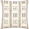 Cream, Black / Down Feather / 18" x 18"