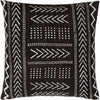 Black, Cream / Down Feather / 18" x 18"