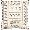 Cream, Black / Down Feather / 18" x 18"