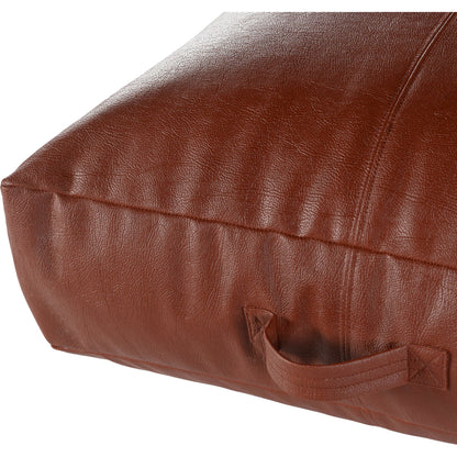 Mack Pillow - 14280 by Surya in brown. Made from front: 100% polyester, back: 100% polyester, fill: polybeads in a traditional style.