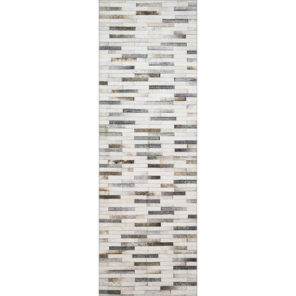 Maddox MAD-01 Rug by Loloi in ivory, gray. Made from 100% polyester in a modern style.