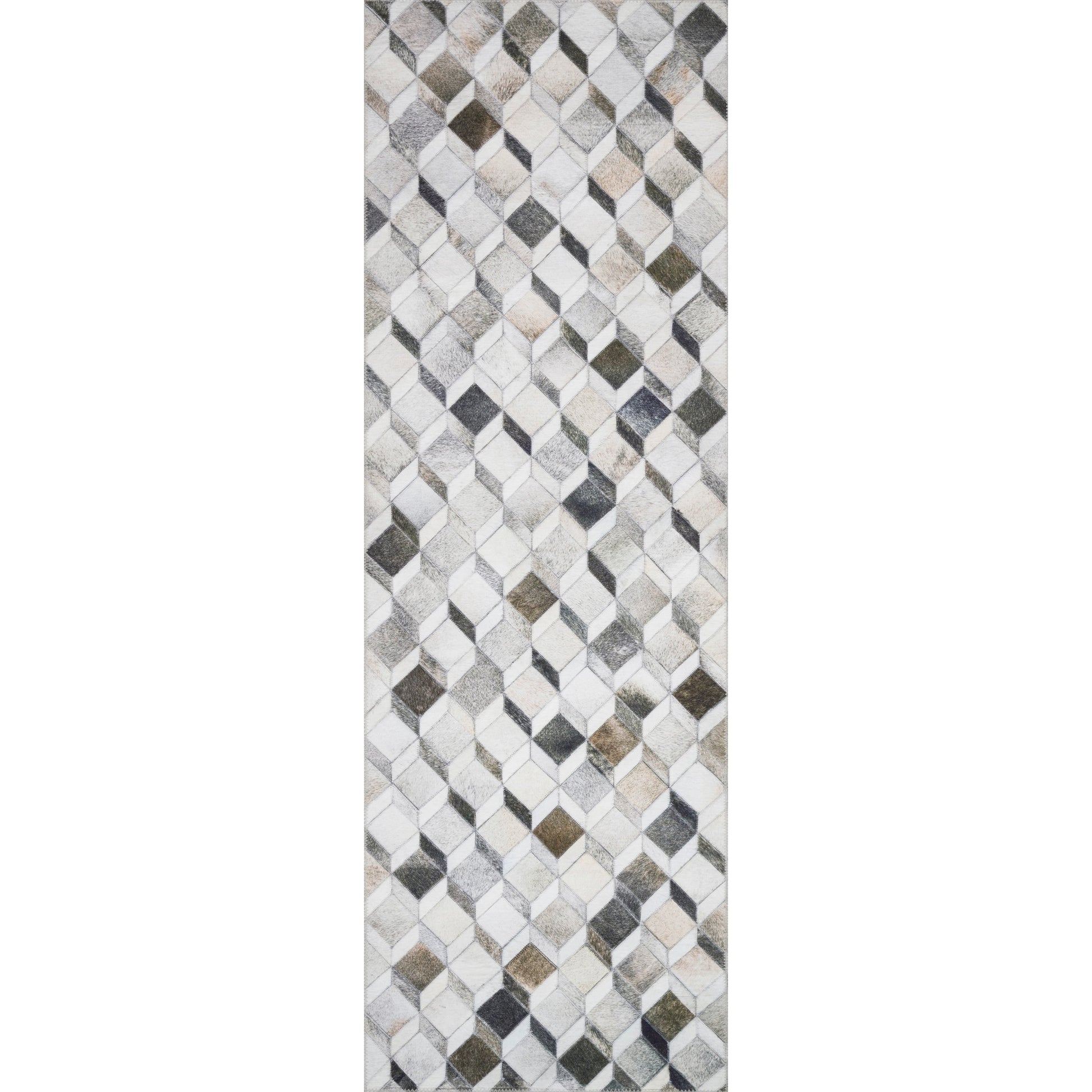 Maddox MAD-02 Rug by Loloi in gray, mocha. Made from 100% polyester in a modern style.