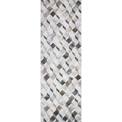 Maddox MAD-02 Rug by Loloi in gray, mocha. Made from 100% polyester in a modern style.