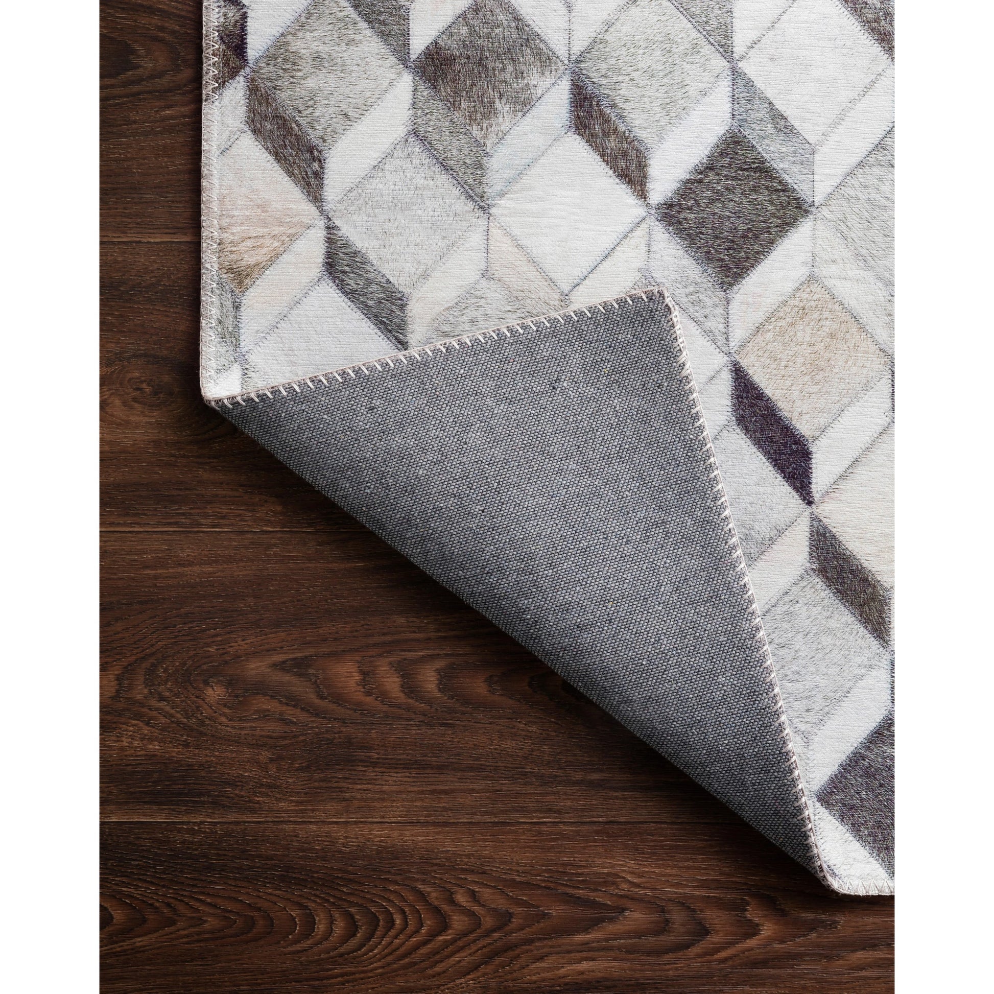 Maddox MAD-02 Rug by Loloi in gray, mocha. Made from 100% polyester in a modern style.