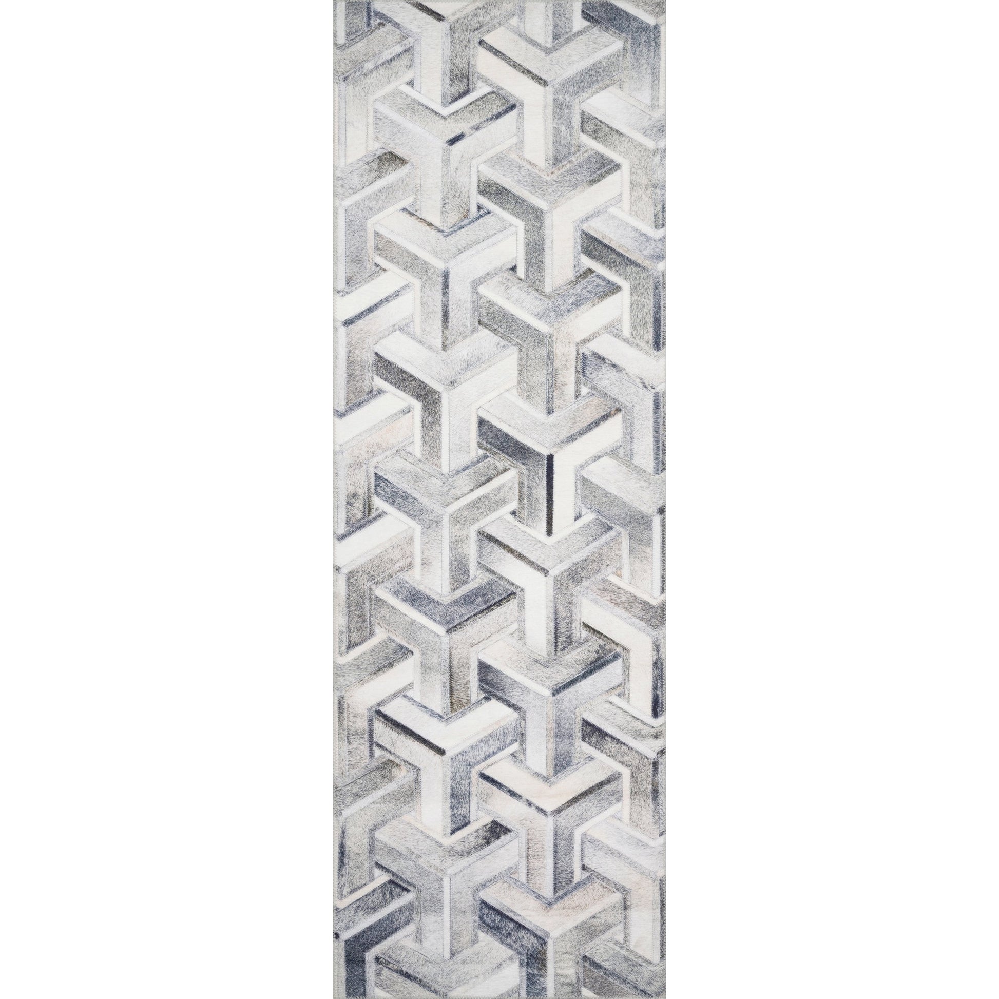 Maddox MAD-05 Rug by Loloi in silver, ivory. Made from 100% polyester in a modern style.
