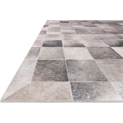 MAD-06 by Loloi in charcoal, gray. Made from 100% polyester in a modern style.