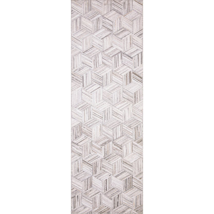 MAD-07 by Loloi in light gray, ivory. Made from 100% polyester in a modern style.