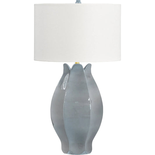 Mae Organic Floral Inspired Ceramic Table Lamp by Worlds Away. Made from unique in a transitional style.