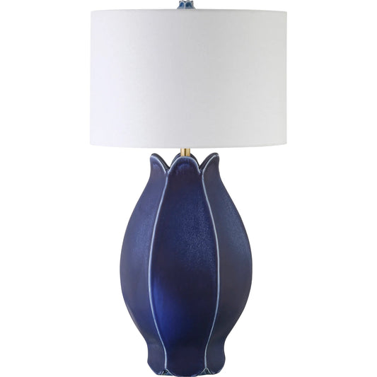 Mae Organic Floral Inspired Ceramic Table Lamp by Worlds Away. Made from unique in a transitional style.