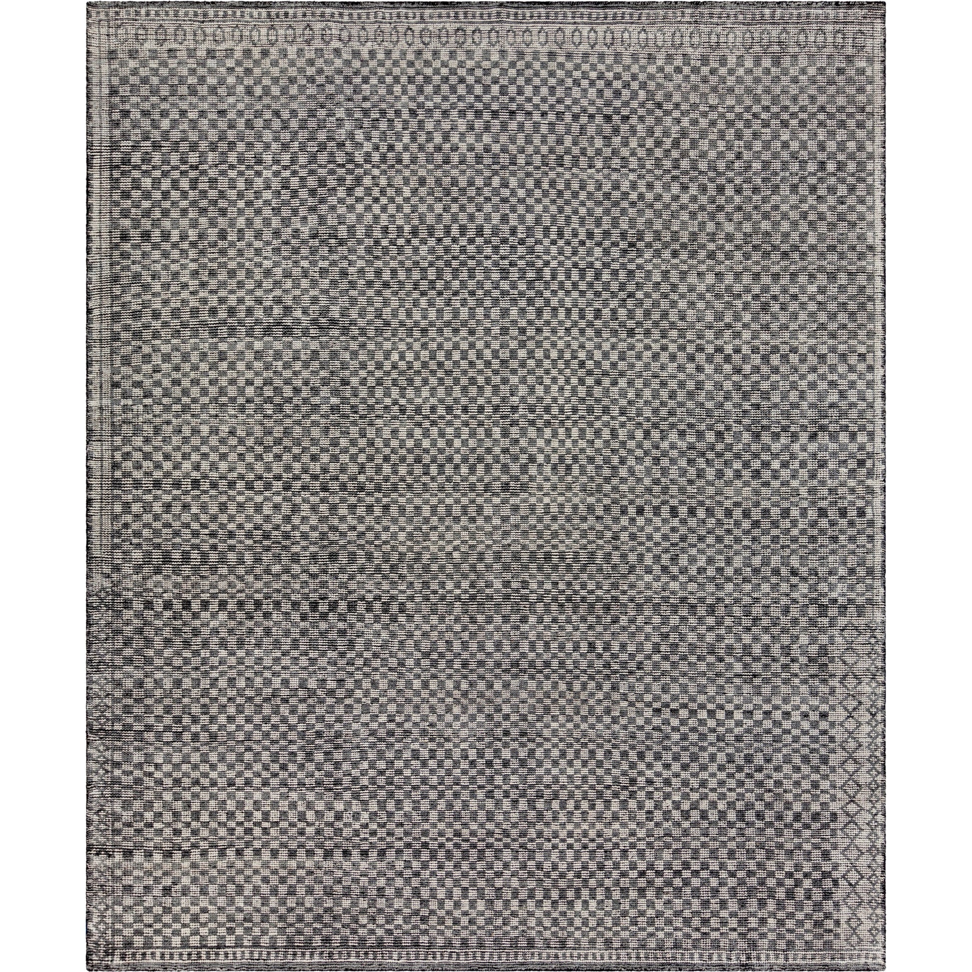 Malaga Rug - 25151 by Surya in ivory, black, medium gray. Made from 100% wool in a unique style.