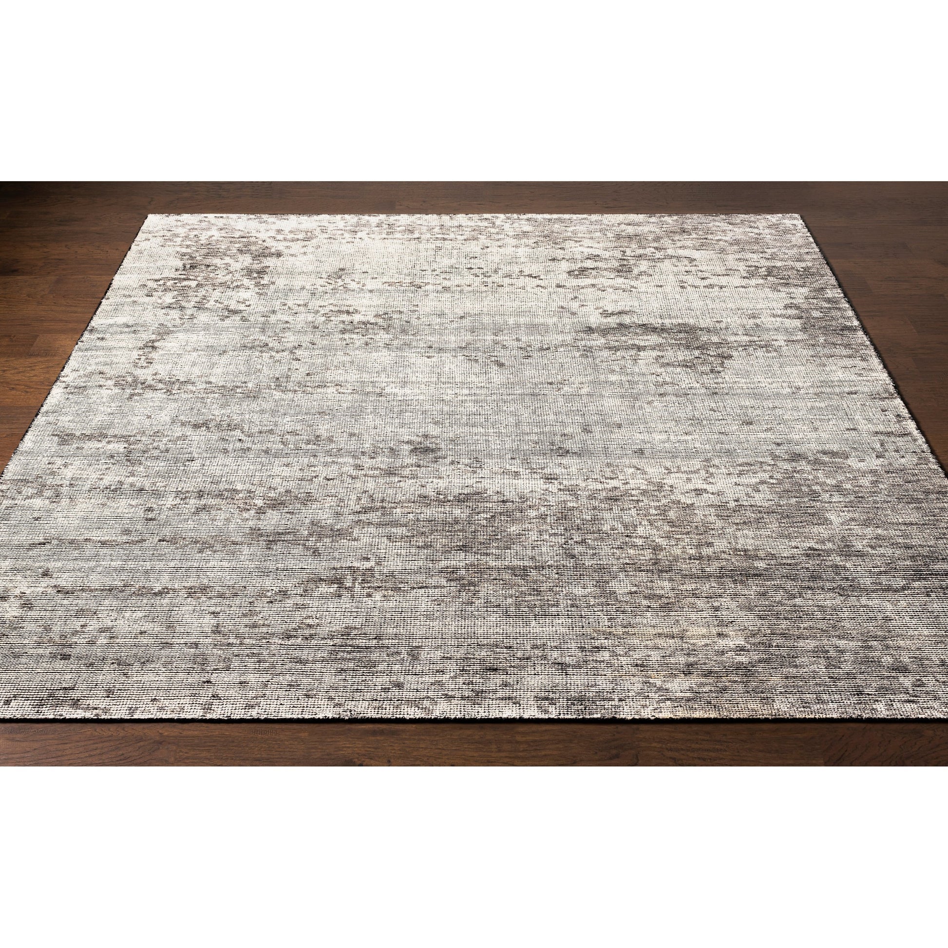 Malaga Rug - 25146 by Surya in ivory, black, medium gray. Made from 100% wool in a unique style.