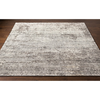 Malaga Rug - 25146 by Surya in ivory, black, medium gray. Made from 100% wool in a unique style.