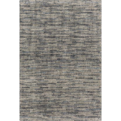 Malaga Rug - 26055 by Surya in ink blue, denim, light sage, light olive. Made from 90% wool, 10% polyester in a unique style.