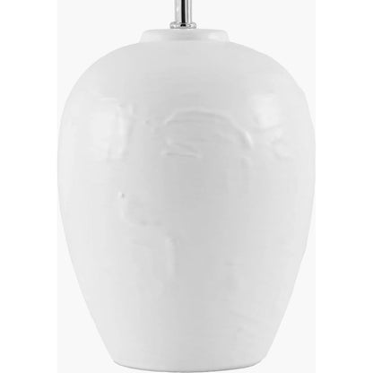 Mako Accent Table Lamp (Set of 2) by Livabliss in painted. Made from ceramic, linen, polyester in a modern style.