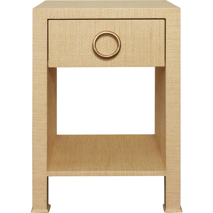 Malcolm One Drawer Side Table by Worlds Away. Made from unique in a eclectic & global style.