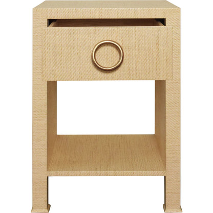 Malcolm One Drawer Side Table by Worlds Away. Made from unique in a eclectic & global style.