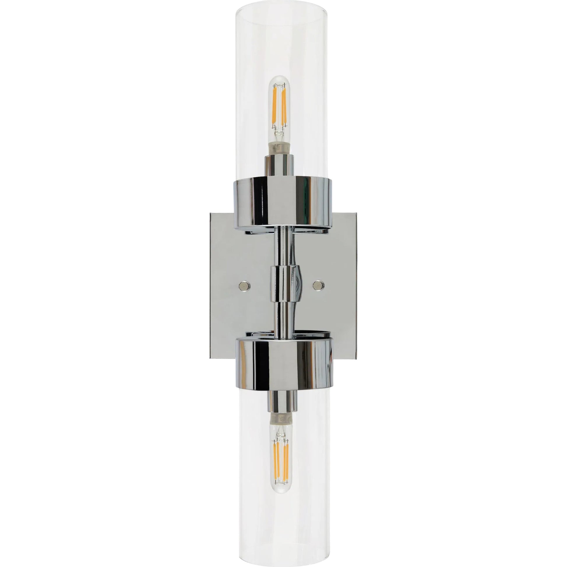 Manarola Wall Sconce by Livabliss in clear, metallic brass and metallic, chrome, electroplated. Made from iron, glass in a unique style.