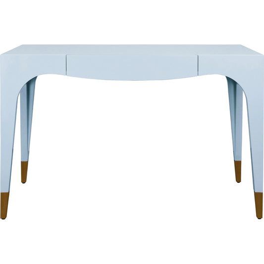 Mandi Tapered Leg, One Drawer Desk by Worlds Away. Made from unique in a unique style.