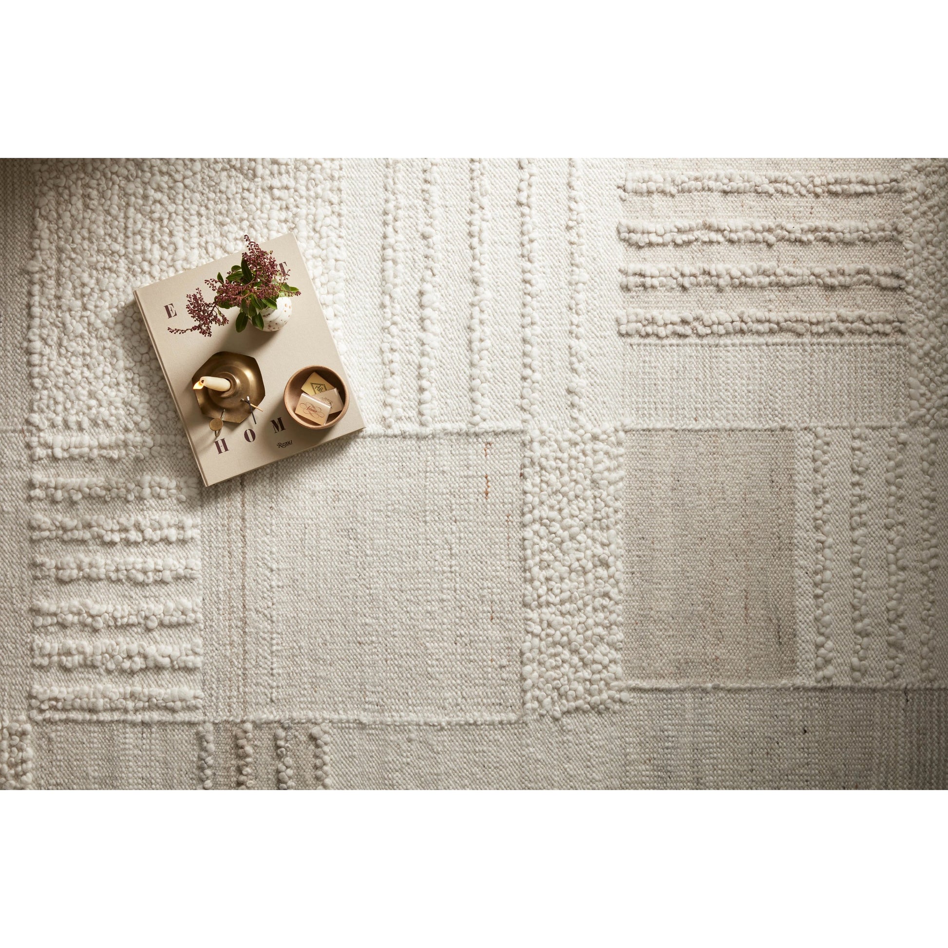 Manfred MAN-01 Rug by Loloi. Made from wool, cotton, polyester in a unique style.